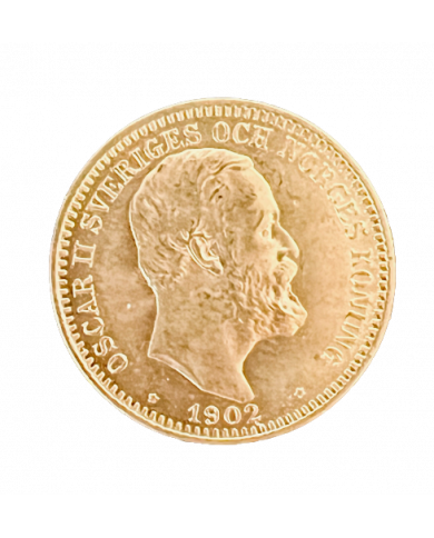Oscar II 20 kr guld 1902