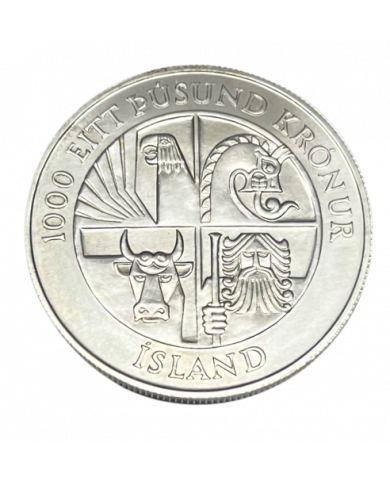 Island 1000 kronur 1974