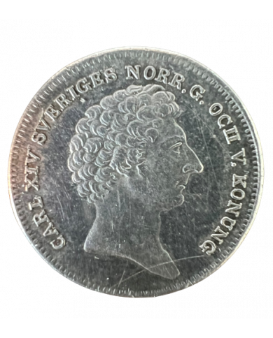 Karl XIV Johan 1/8 rdr sp 1831