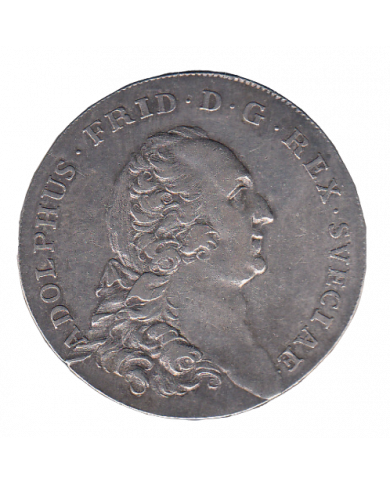 Adolf Fredrik 2 daler silvermynt 1770