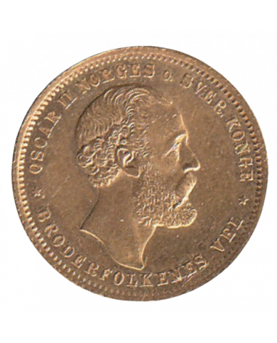 Norge Oscar II 20 kr / 5 SP 1874
