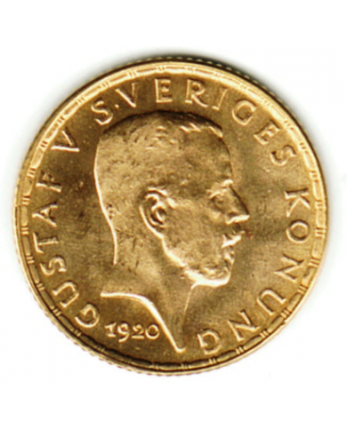 Gustav V 5 kr guldmynt 1920