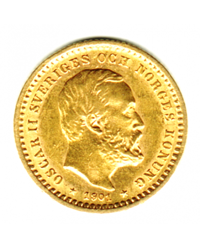 Oscar II 5 kr guld 1901