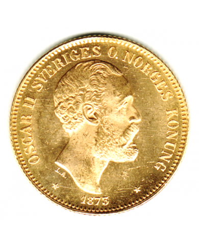 Oscar II 20 kr guld 1873