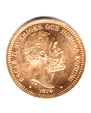 Oscar II 20 kr guld 1879