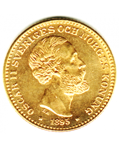 Oscar II 10 kr guld 1895