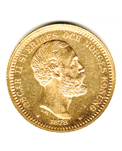 Oscar II 20 kr guld 1878