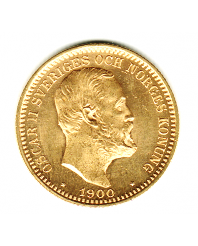 Oscar II 20 kr guld 1900